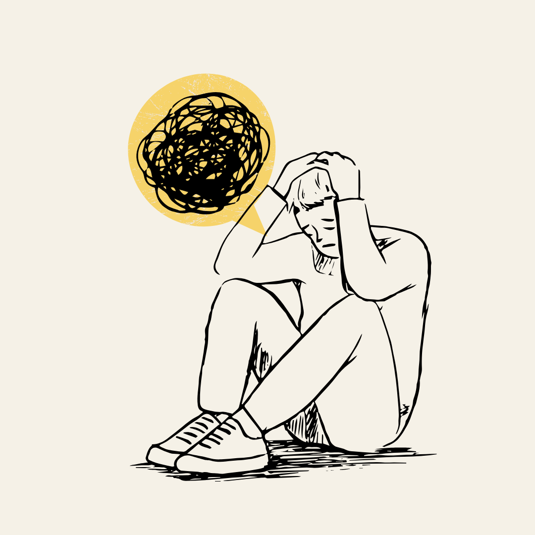 Tartós stressz illusztráció